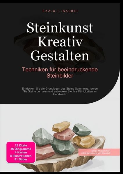 Produktbild: Steinkunst Kreativ Gestalten: Techniken f&uuml;r beeindruckende Steinbilder