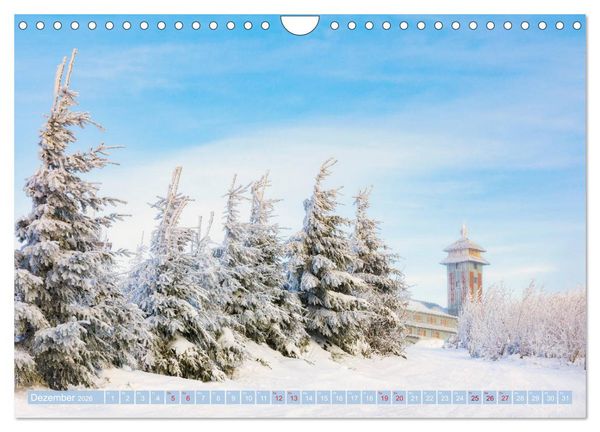 Produktbild: Vom Gebirge bis zum Meer, Alpen/Erzgebirge - Mitteldeutschland - K&uuml;ste (Wandkalender 2026 DIN A4 quer), CALVENDO Monatskalender