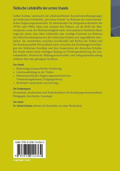 Produktbild: Türkische Lehrkräfte der ersten Stunde