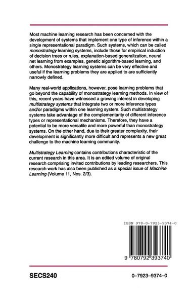 Produktbild: Multistrategy Learning