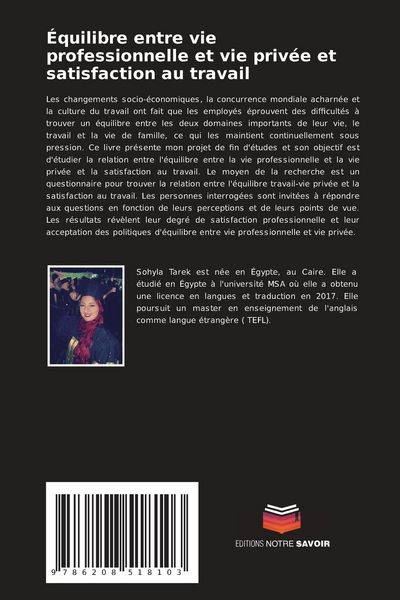 Produktbild: &Eacute;quilibre entre vie professionnelle et vie priv&eacute;e et satisfaction au travail