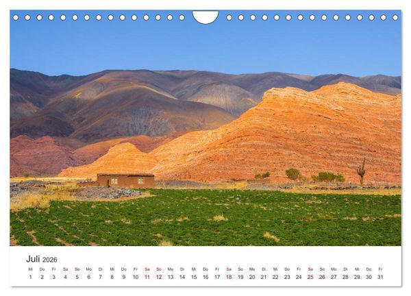 Produktbild: Argentinien - vielseitig und kontrastreich (Wandkalender 2026 DIN A4 quer), CALVENDO Monatskalender