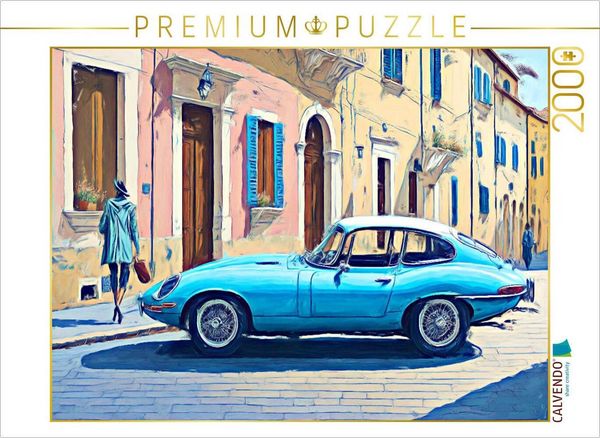Produktbild: CALVENDO Puzzle Jaguar E-Type | 2000 Teile Lege-Gr&ouml;&szlig;e 90x67cm Foto-Puzzle f&uuml;r gl&uuml;ckliche Stunden