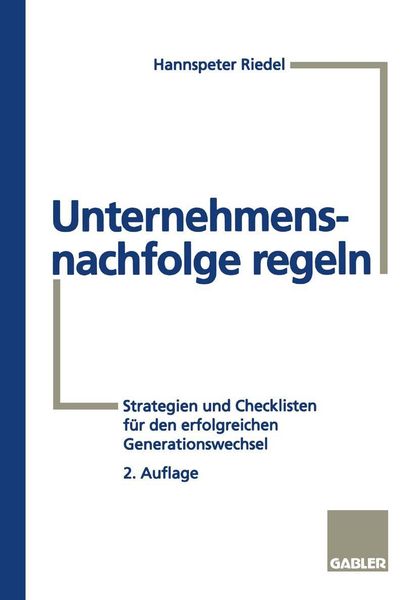Produktbild: Unternehmensnachfolge regeln