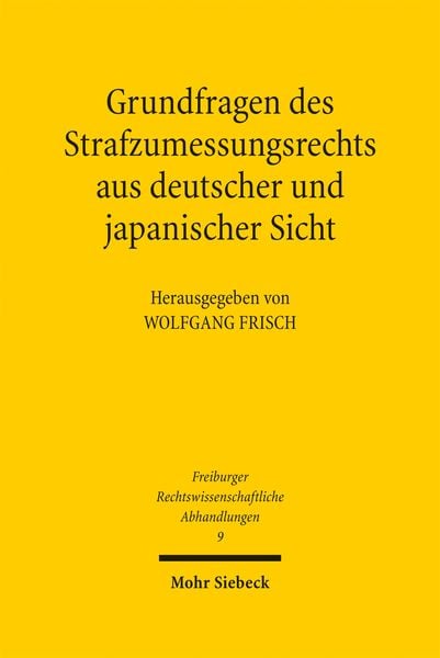 Produktbild: Grundfragen des Strafzumessungsrechts aus deutscher und japanischer Sicht