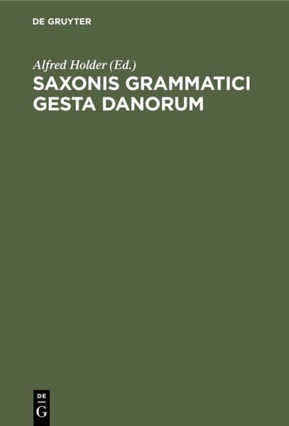 Produktbild: Saxonis Grammatici gesta Danorum