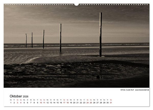 Produktbild: Sankt Peter-Ording. Ein Traum an der Nordsee (hochwertiger Premium Wandkalender 2026 DIN A2 quer), Kunstdruck in Hochglanz