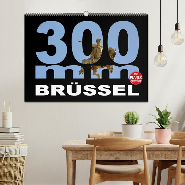 Produktbild: 300mm - Br&uuml;ssel (Wandkalender 2026 DIN A2 quer), CALVENDO Monatskalender