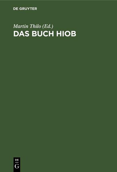 Produktbild: Das Buch Hiob