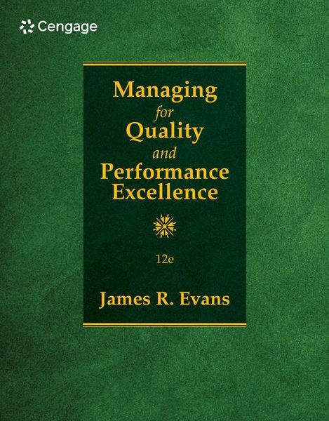 Produktbild: Managing for Quality and Performance Excellence