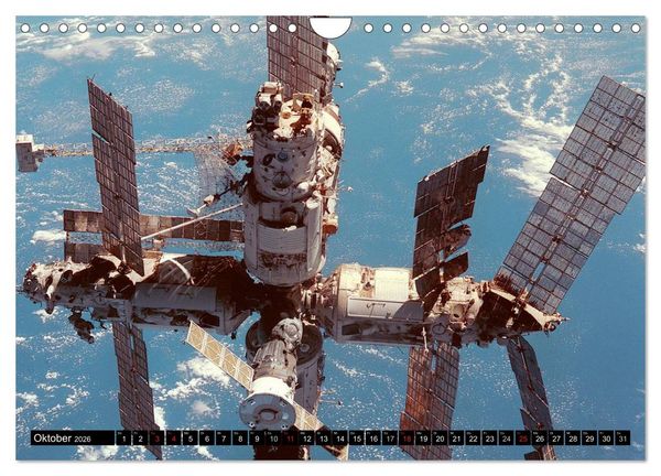 Produktbild: Missionen im Weltall (Wandkalender 2026 DIN A4 quer), CALVENDO Monatskalender