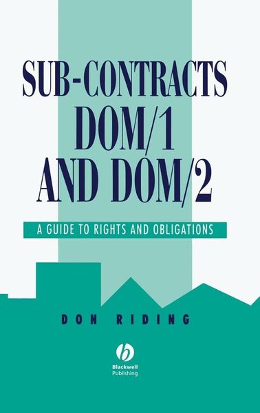 Produktbild: Sub-Contracts DOM/1 and DOM/2