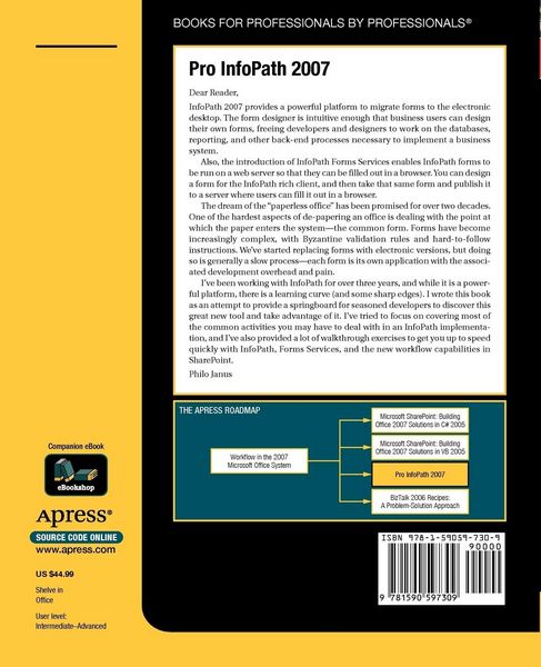 Produktbild: Pro InfoPath 2007