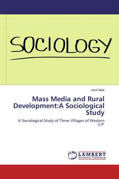 Produktbild: Mass Media and Rural Development:A Sociological Study