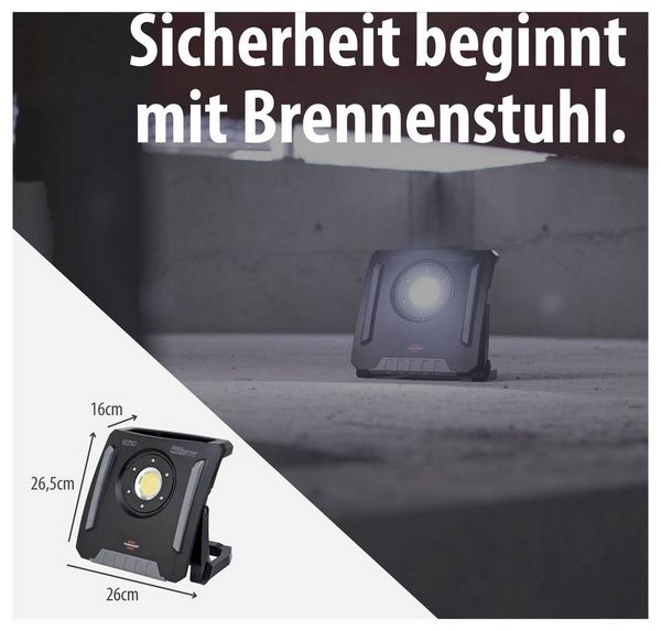 Produktbild: Brennenstuhl Multi Battery 6050 MH Akku-Baustrahler EEK E 61.6 W 6200 lm Tageslichtwei&szlig; 1173140600