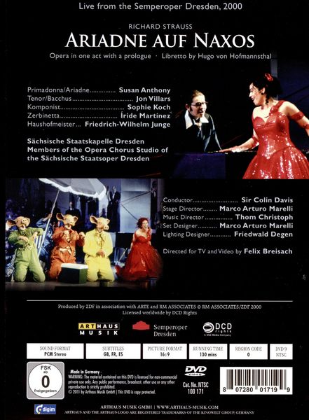 Produktbild: Ariadne auf Naxos