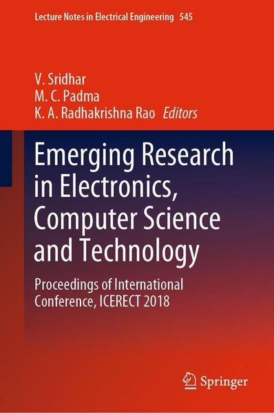Produktbild: Emerging Research in Electronics, Computer Science and Technology