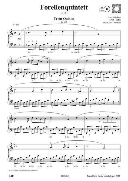 Produktbild: Piano Piano Classic mittelschwer