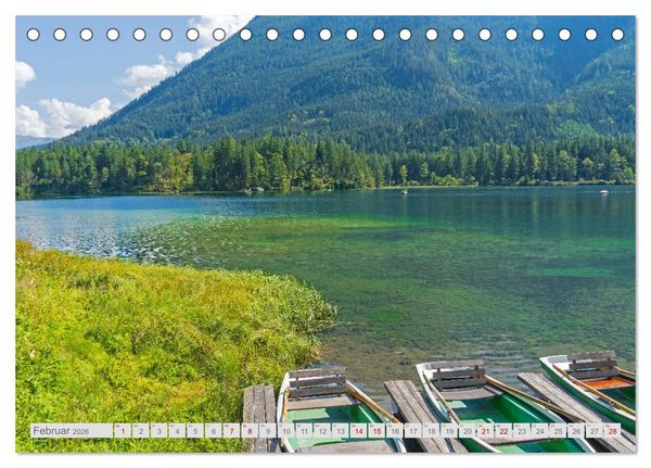 Produktbild: Malerische Seen in Bayern (Tischkalender 2026 DIN A5 quer), CALVENDO Monatskalender