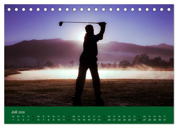 Produktbild: Golf Sport (Tischkalender 2026 DIN A5 quer), CALVENDO Monatskalender
