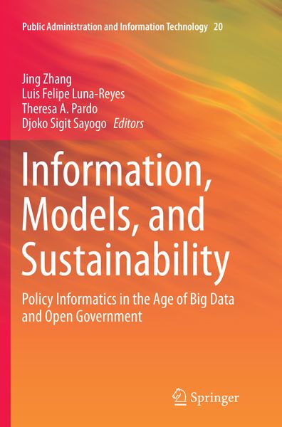 Produktbild: Information, Models, and Sustainability