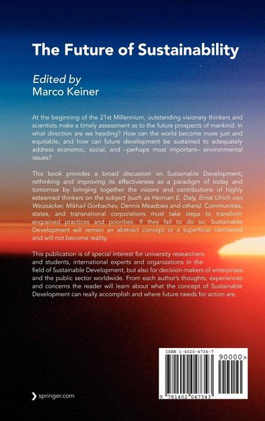 Produktbild: The Future of Sustainability