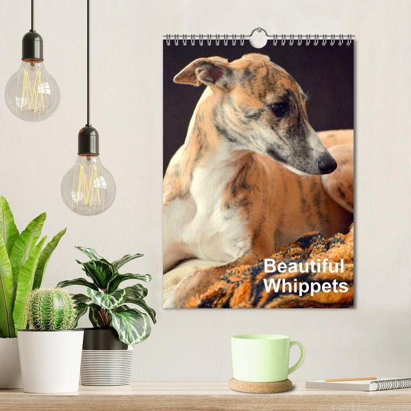 Produktbild: Beautiful Whippets (Wall Calendar 2026 DIN A4 portrait), CALVENDO 12 Month Wall Calendar