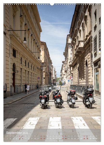 Produktbild: Turin. Geschichte und Architektur. (Wandkalender 2026 DIN A2 hoch), CALVENDO Monatskalender