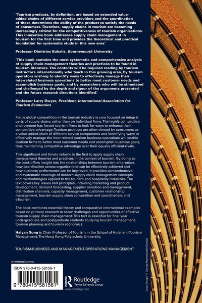 Produktbild: Tourism Supply Chain Management