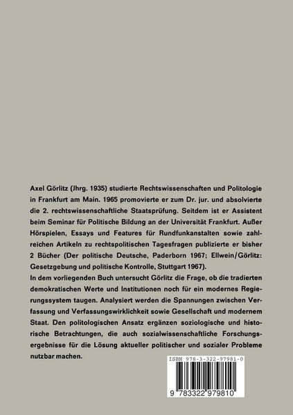 Produktbild: Demokratie im Wandel