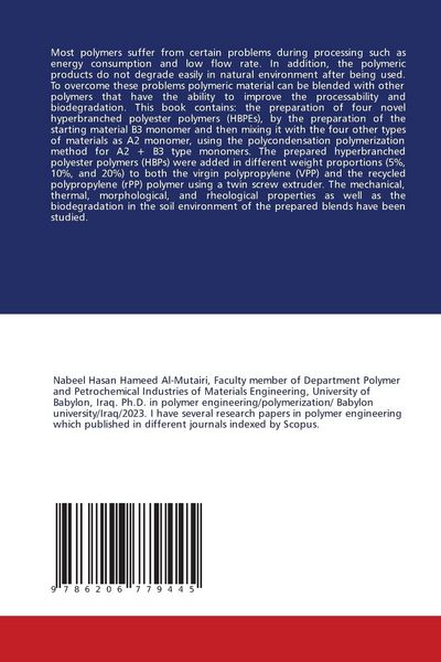 Produktbild: Novel Hyperbranched Polymers Blended with Thermoplastic Polymer