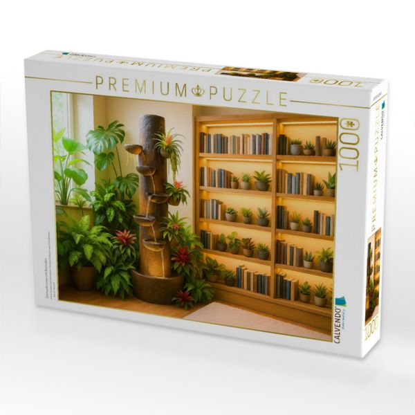 Produktbild: CALVENDO Puzzle Zimmerbrunnen mit Bromelien | 1000 Teile Lege-Gr&ouml;&szlig;e 64x48cm Foto-Puzzle f&uuml;r gl&uuml;ckliche Stunden