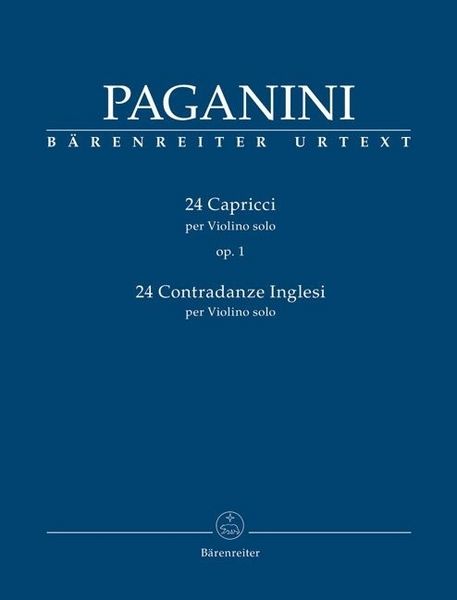 Produktbild: 24 Capricci op. 1 per Violino Solo / 24 Contradanze inglesi per Violino Solo