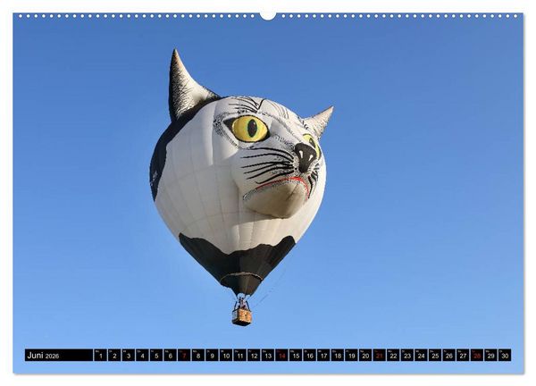 Produktbild: Ballonfahren - Die Stille nach dem Start (Wandkalender 2026 DIN A2 quer), CALVENDO Monatskalender