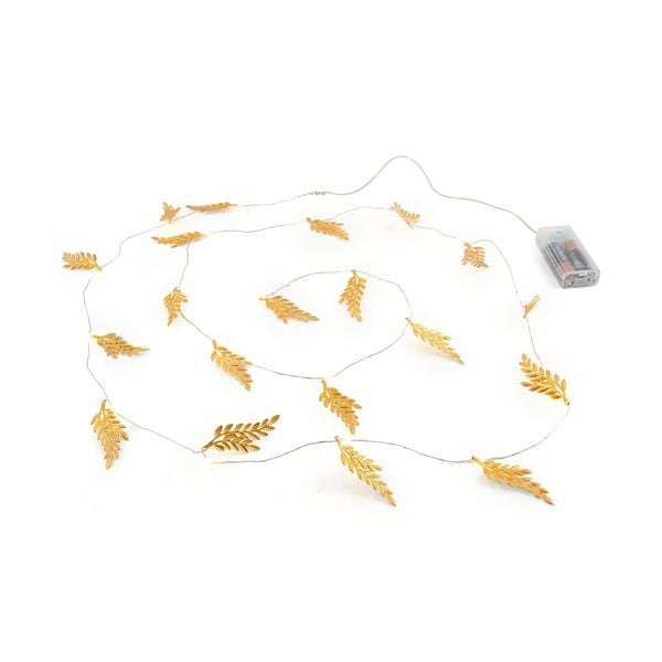 Produktbild: Licherterkette "Goldenes Blatt" 20 Lichter
