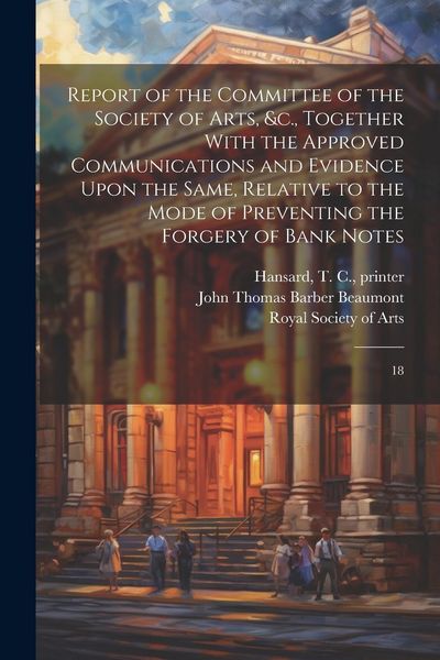 Produktbild: Report of the Committee of the Society of Arts, &c., Together With the Approved Communications and Evidence Upon the Same, Relative to the Mode of Pre