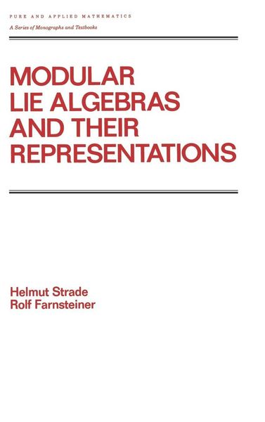 Produktbild: Modular Lie Algebras and their Representations