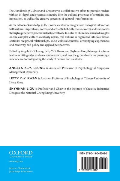 Produktbild: Handbook of Culture and Creativity