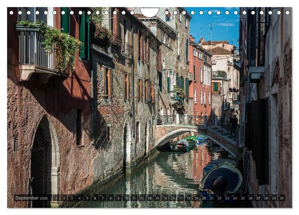 Produktbild: Venedig &ndash; Zauber der Lagunenstadt (Wandkalender 2026 DIN A4 quer), CALVENDO Monatskalender