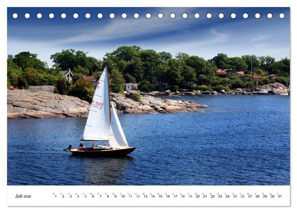 Produktbild: Bootsansichten (Tischkalender 2026 DIN A5 quer), CALVENDO Monatskalender