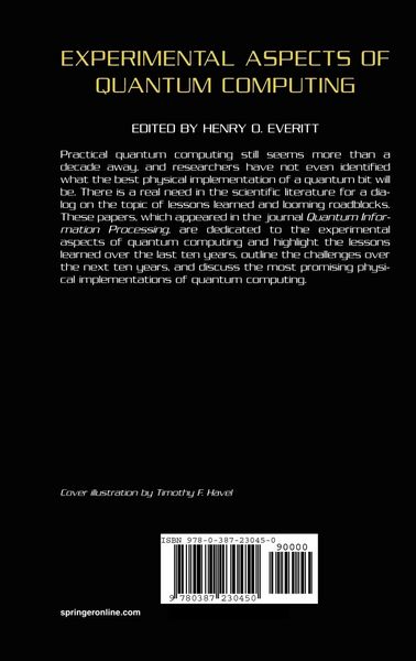 Produktbild: Experimental Aspects of Quantum Computing