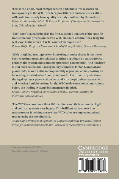 Produktbild: Transparency in the WTO SPS and TBT Agreements