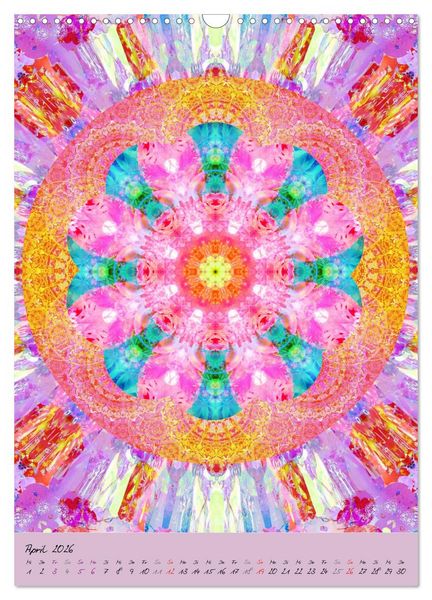 Produktbild: Bl&uuml;hende Mandalas (Wandkalender 2026 DIN A3 hoch), CALVENDO Monatskalender