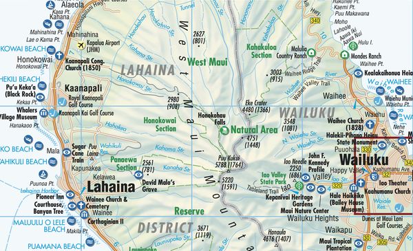 Produktbild: Hawaiian Islands 1 : 200 000 / 1 : 400 000