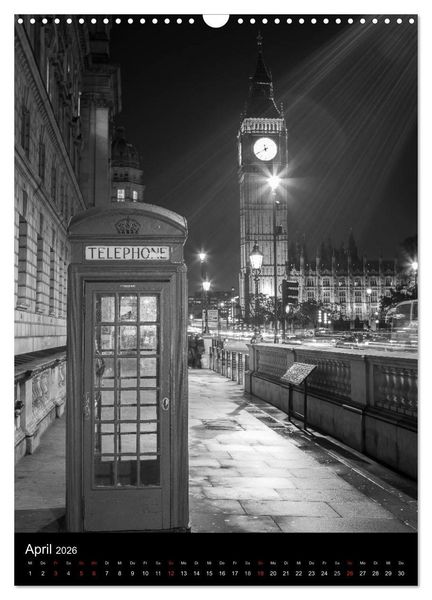 Produktbild: Big City London (Wandkalender 2026 DIN A3 hoch), CALVENDO Monatskalender