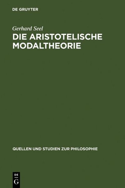 Produktbild: Die Aristotelische Modaltheorie