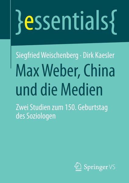 Produktbild: Max Weber, China und die Medien
