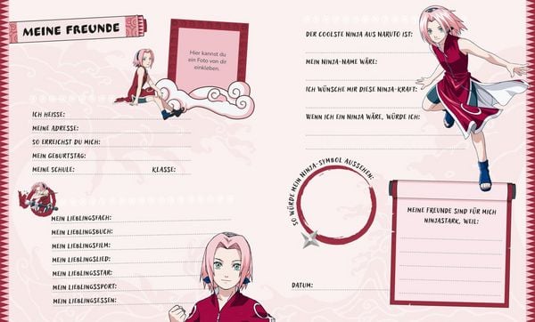 Produktbild: Naruto: Mein ninjastarkes Freundebuch