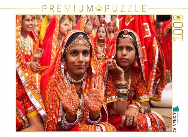 Produktbild: CALVENDO Puzzle Rajasthan, Indien - Pushkar Mela | 1000 Teile Lege-Gr&ouml;&szlig;e 64x48cm Foto-Puzzle f&uuml;r gl&uuml;ckliche Stunden