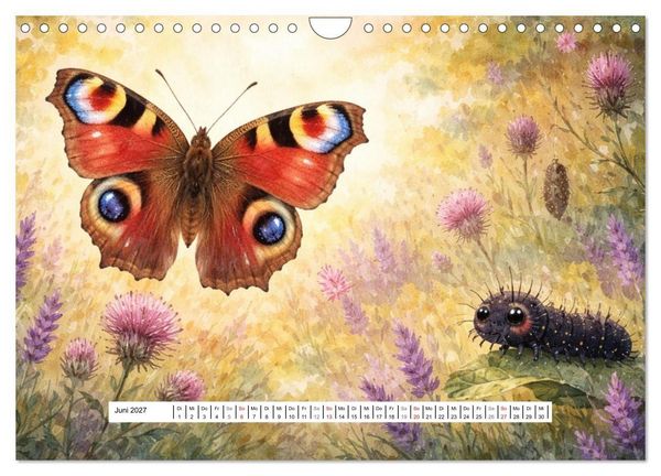 Produktbild: Vom Kriechen zum Fliegen (Wandkalender 2027 DIN A4 quer), CALVENDO Monatskalender